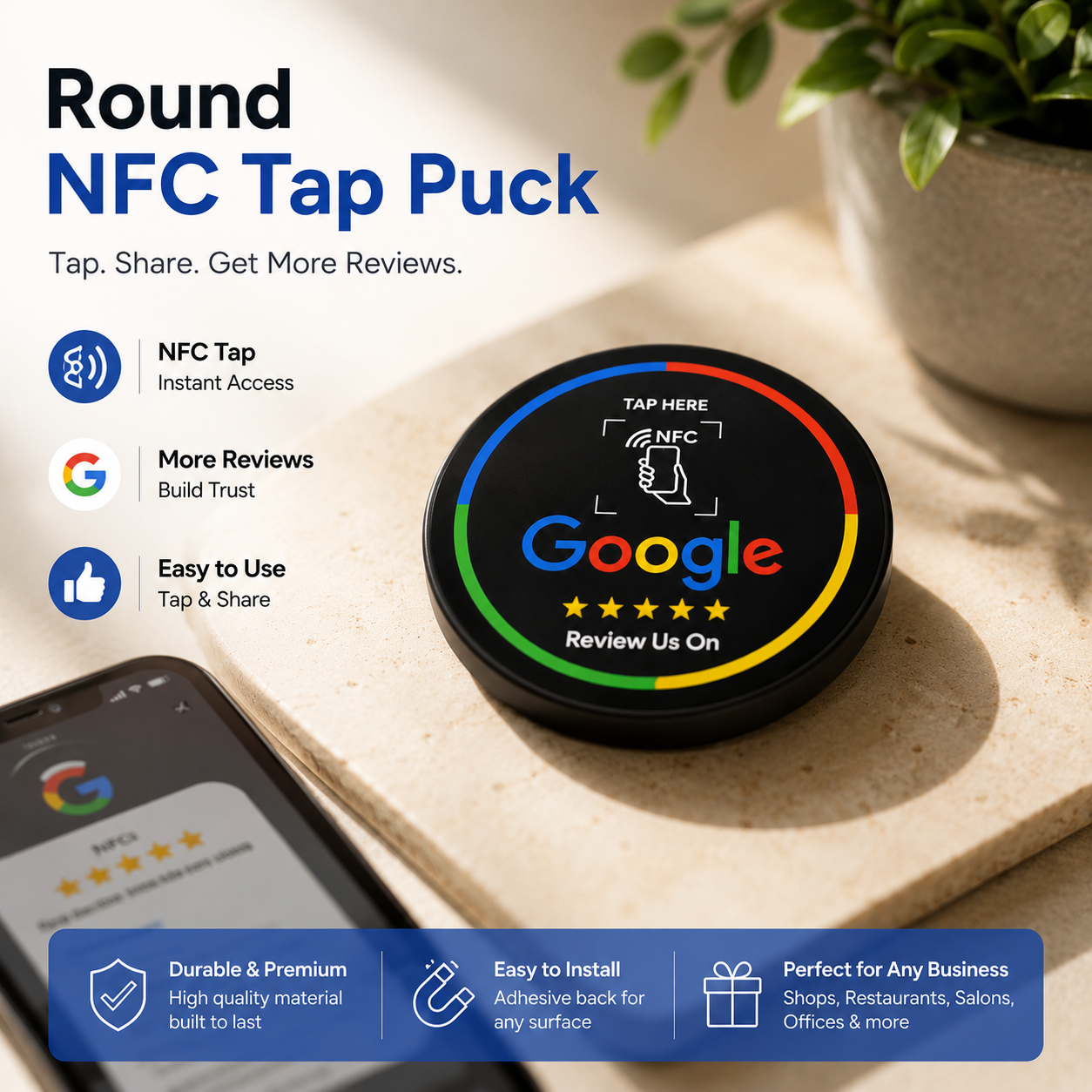 Round Tap Puck